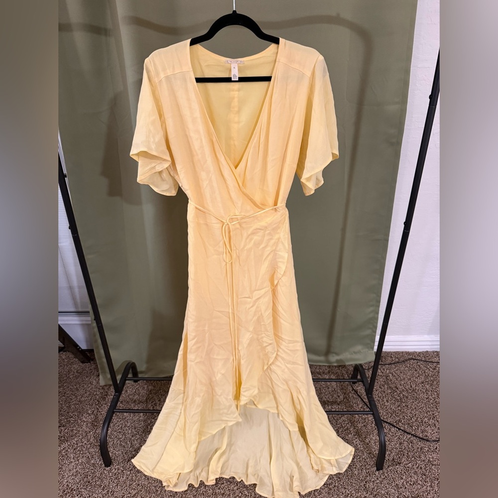 Women’s Leith wrap high low dress